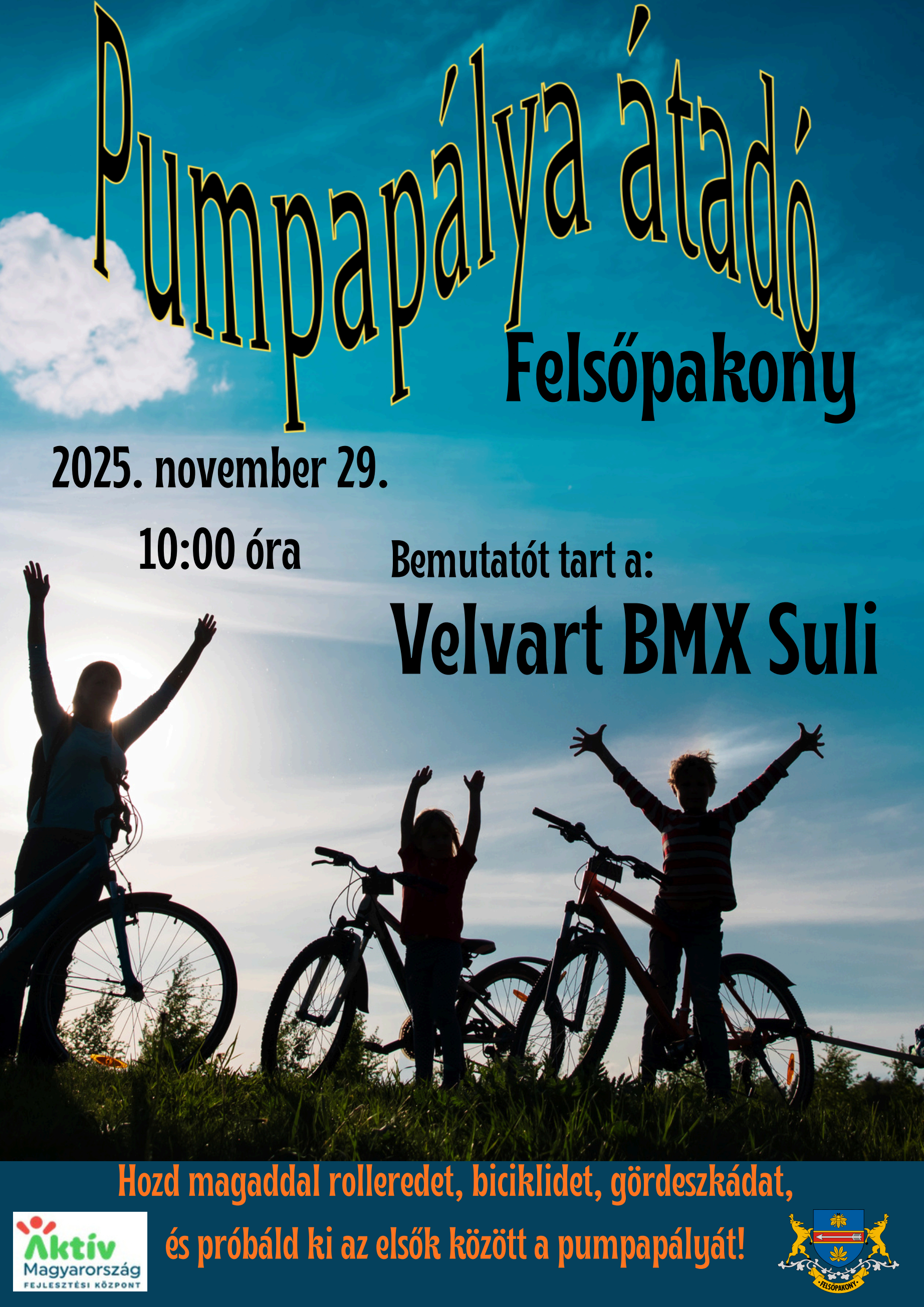 Pumpapálya átadó – 2025. november 29-én